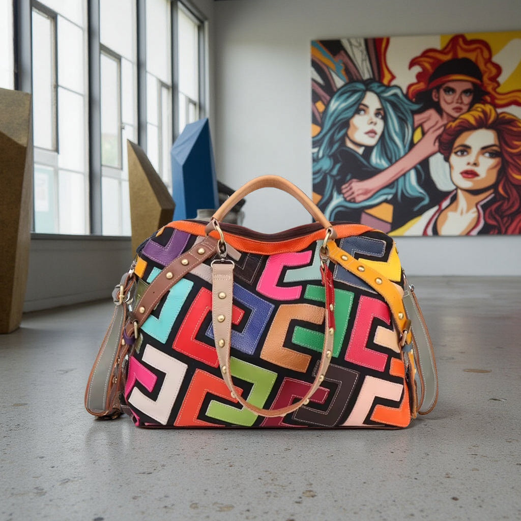 Artisan Colorblock Shoulder Bag