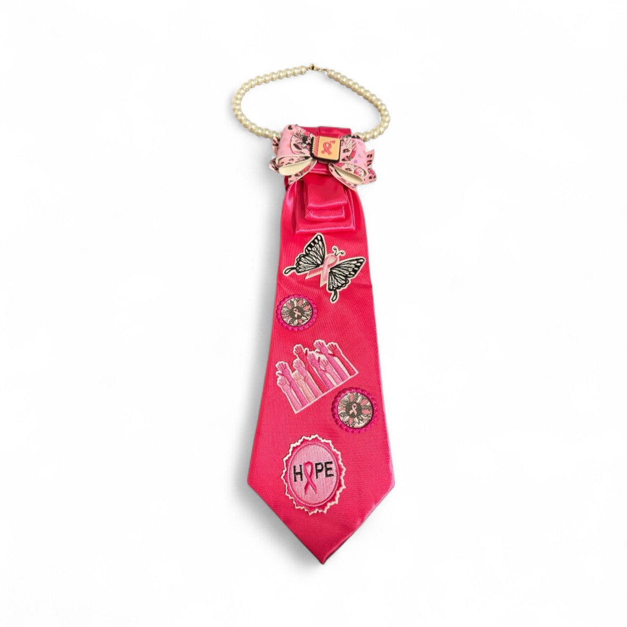 The Pink Promise Tie โ Hope Edition | Legacy Dealz Handcrafted ๐