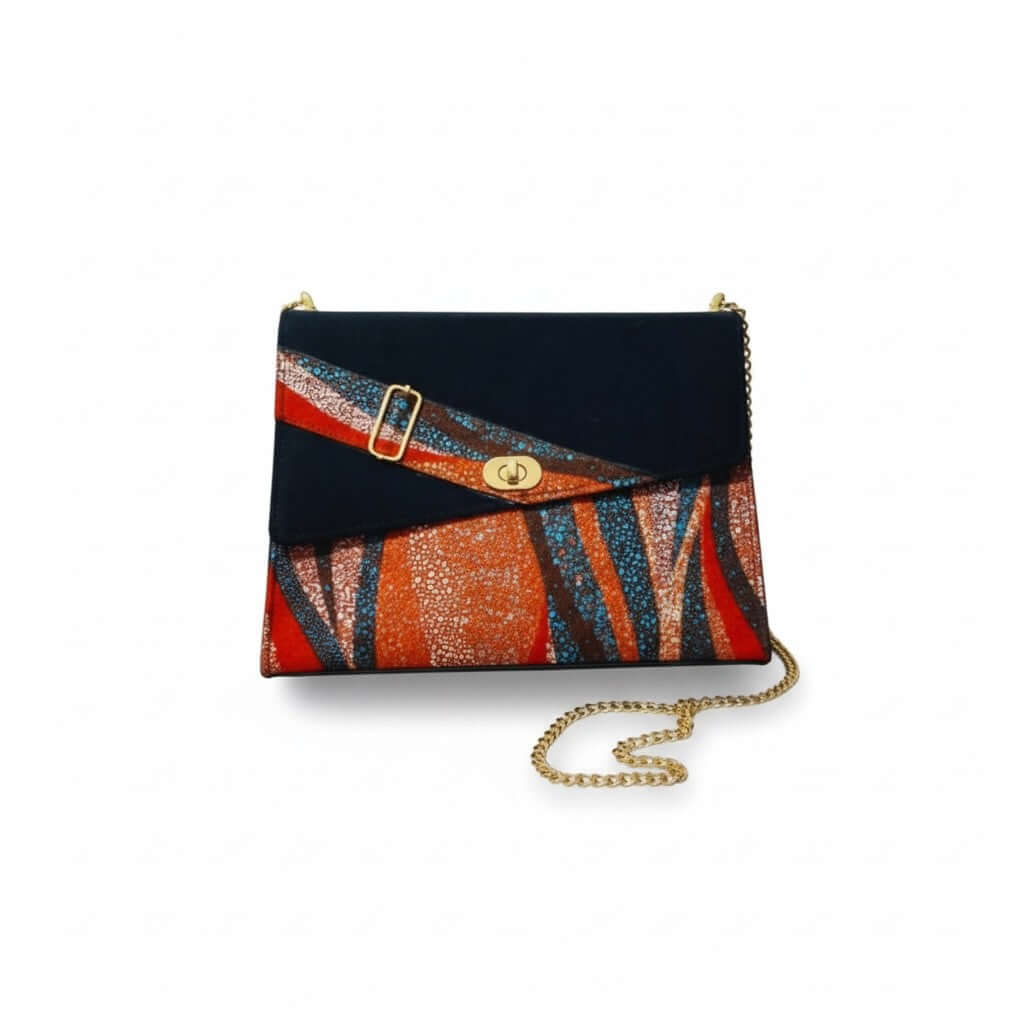 Claire Artisan Luxe Crossbody – Custom Handcrafted Statement Bag featuring bold colors and elegant design.