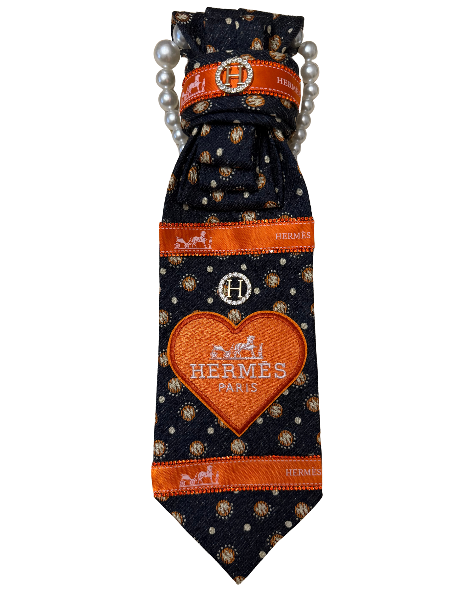 Legacy Luxe Designer-Inspired Tie – Heart of Paris Edition