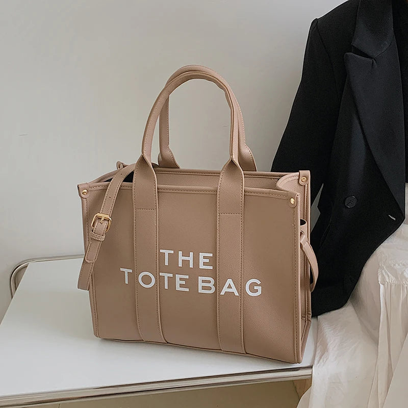 Luxury Designer Bag Tote Women Handbags Letter Shoulder Bags Brands Soft PU Shopper Purses Crossbody Bags for Women Clutch
