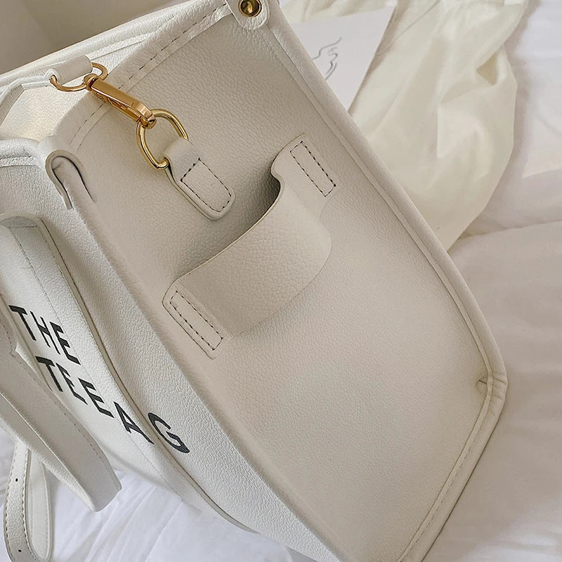 Luxury Designer Bag Tote Women Handbags Letter Shoulder Bags Brands Soft PU Shopper Purses Crossbody Bags for Women Clutch