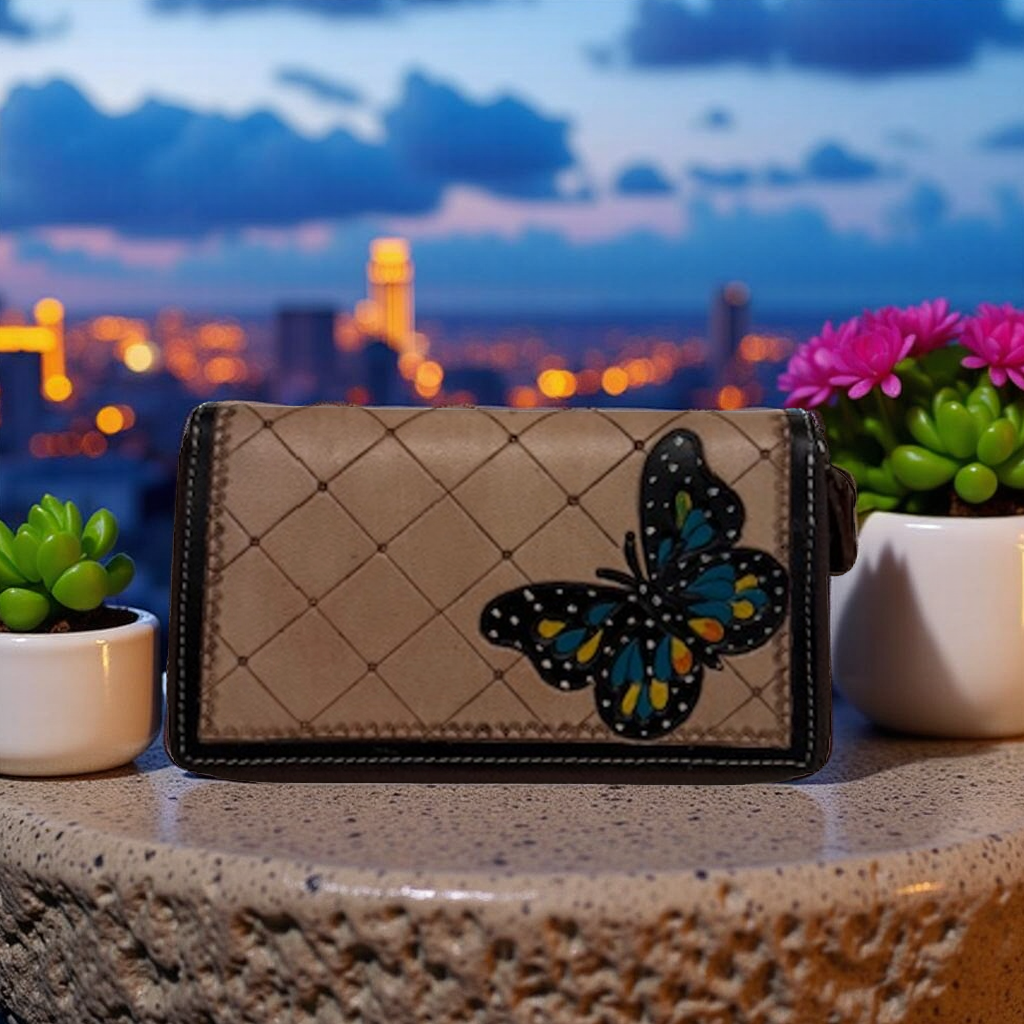 Custom Handmade Butterfly Wallet