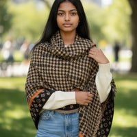 Legacy Luxe Autumn Houndstooth Heritage Wrap