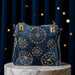 Midnight Chic Crystal Tote – Luxury Embellished Denim Bag
