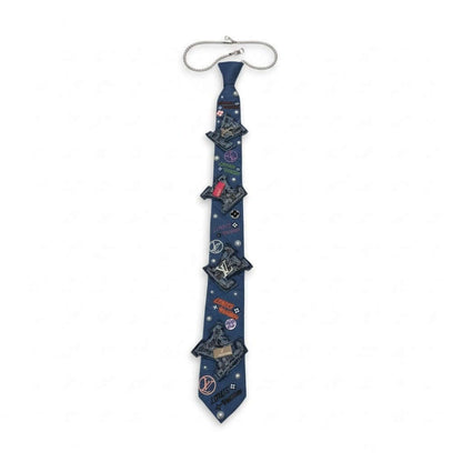 Legacy Luxe Galaxy Voyager Tie featuring space-themed artwork and dimensional detailing.