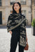 Parisian Midnight Toile Wrap – Luxury Cashmere-Like Legacy Luxe Shawl