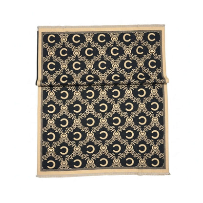 Royal Heritage Emblem Wrap featuring a luxurious emblem pattern in black and gold.