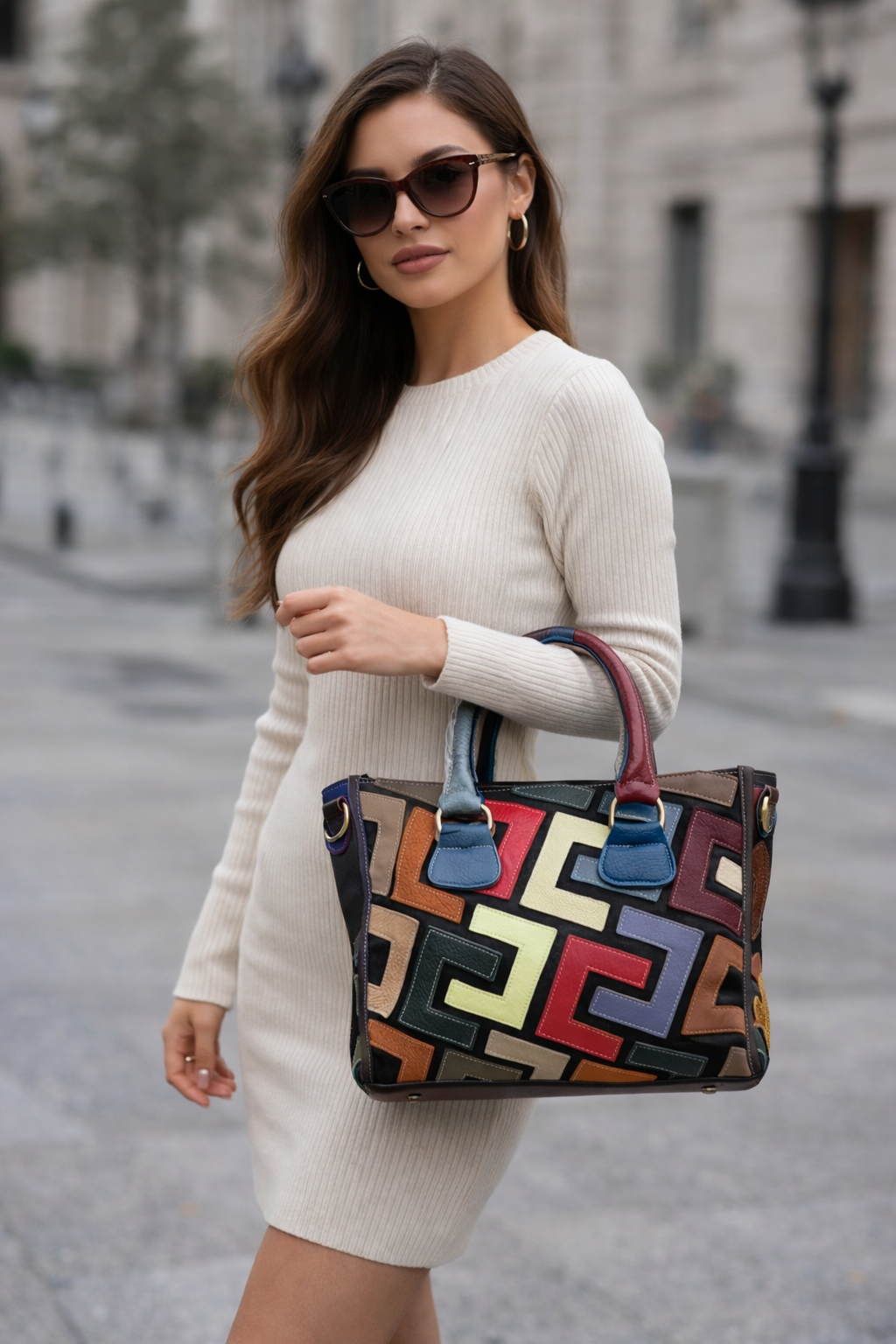 Heritage Mosaic Tote - Convertible Crossbody