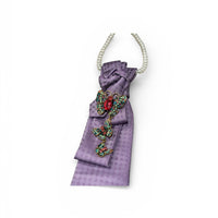 Amethyst Butterfly Luxe Tie