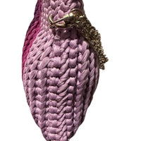 Amethyst Crochet Chain Bag