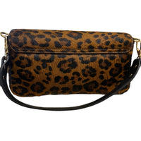 Savannah Noir Leopard Cowhair Leather Crossbody