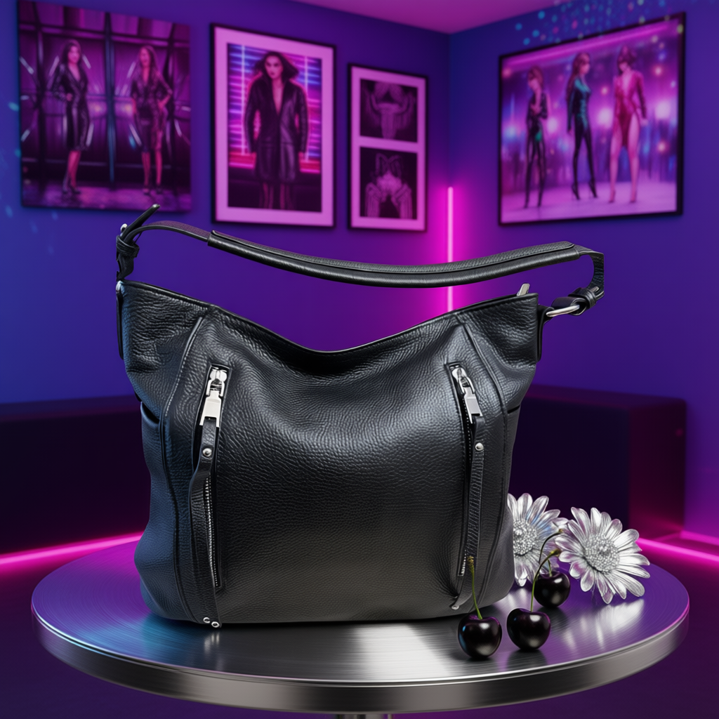 The Midtown Luxe Leather Convertible Shoulder Bag