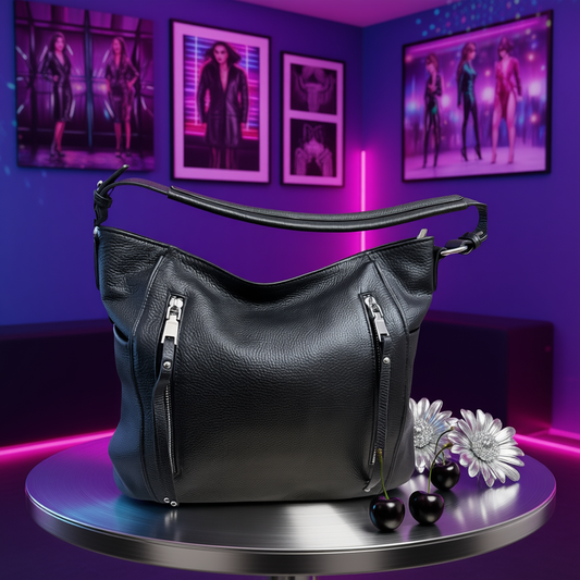 The Midtown Luxe Leather Convertible Shoulder Bag