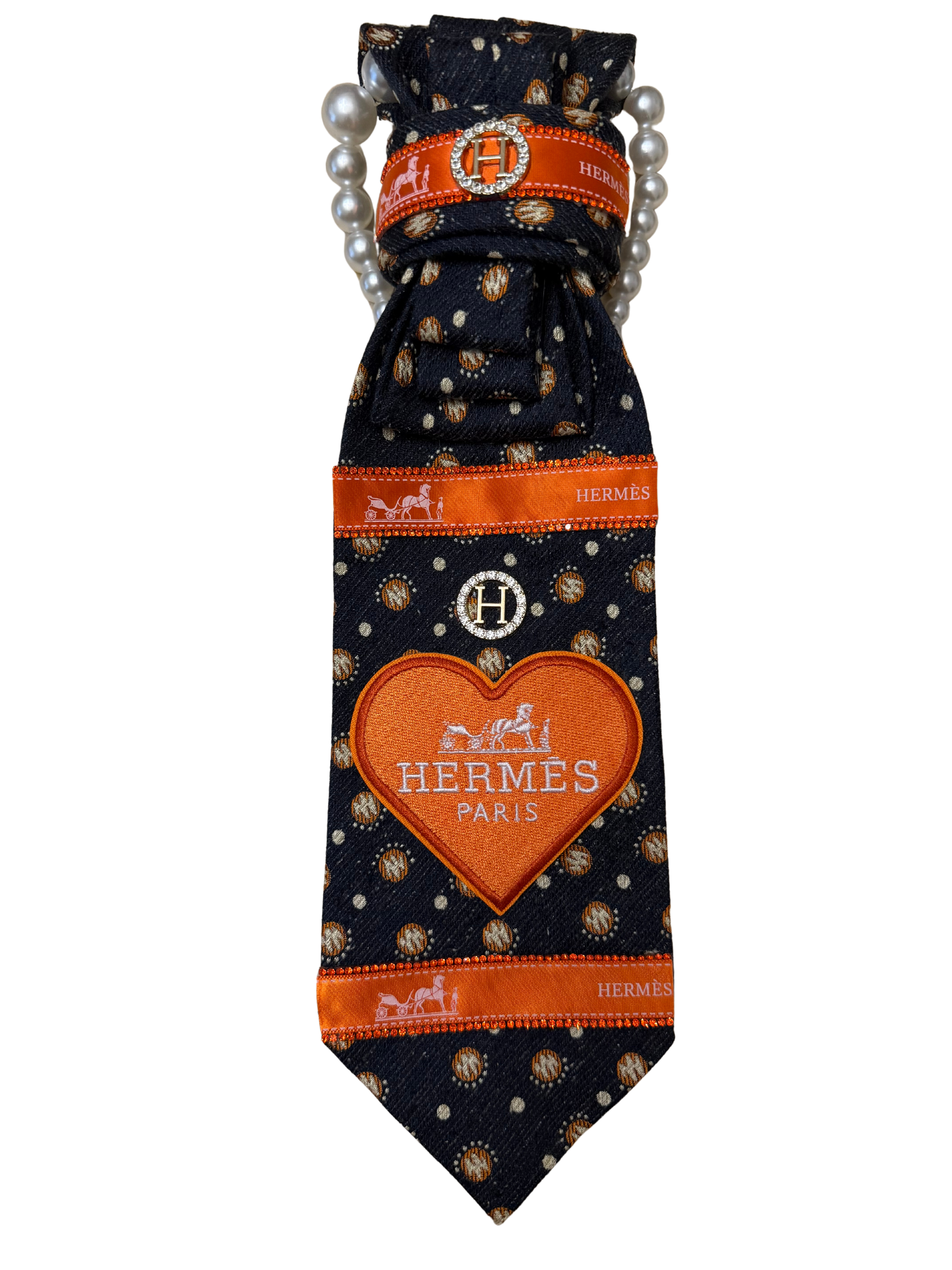 Legacy Luxe Designer-Inspired Tie – Heart of Paris Edition