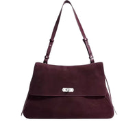 Merlot Suede Elegance Bag