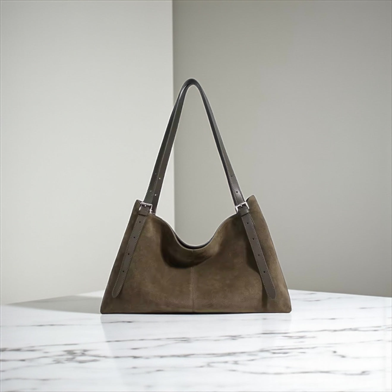 Autumn Luxe Crossbody – Suede & Leather Fall Handbag | Legacy Dealz