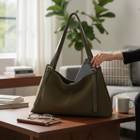 Autumn Luxe Crossbody – Suede & Leather Fall Handbag | Legacy Dealz