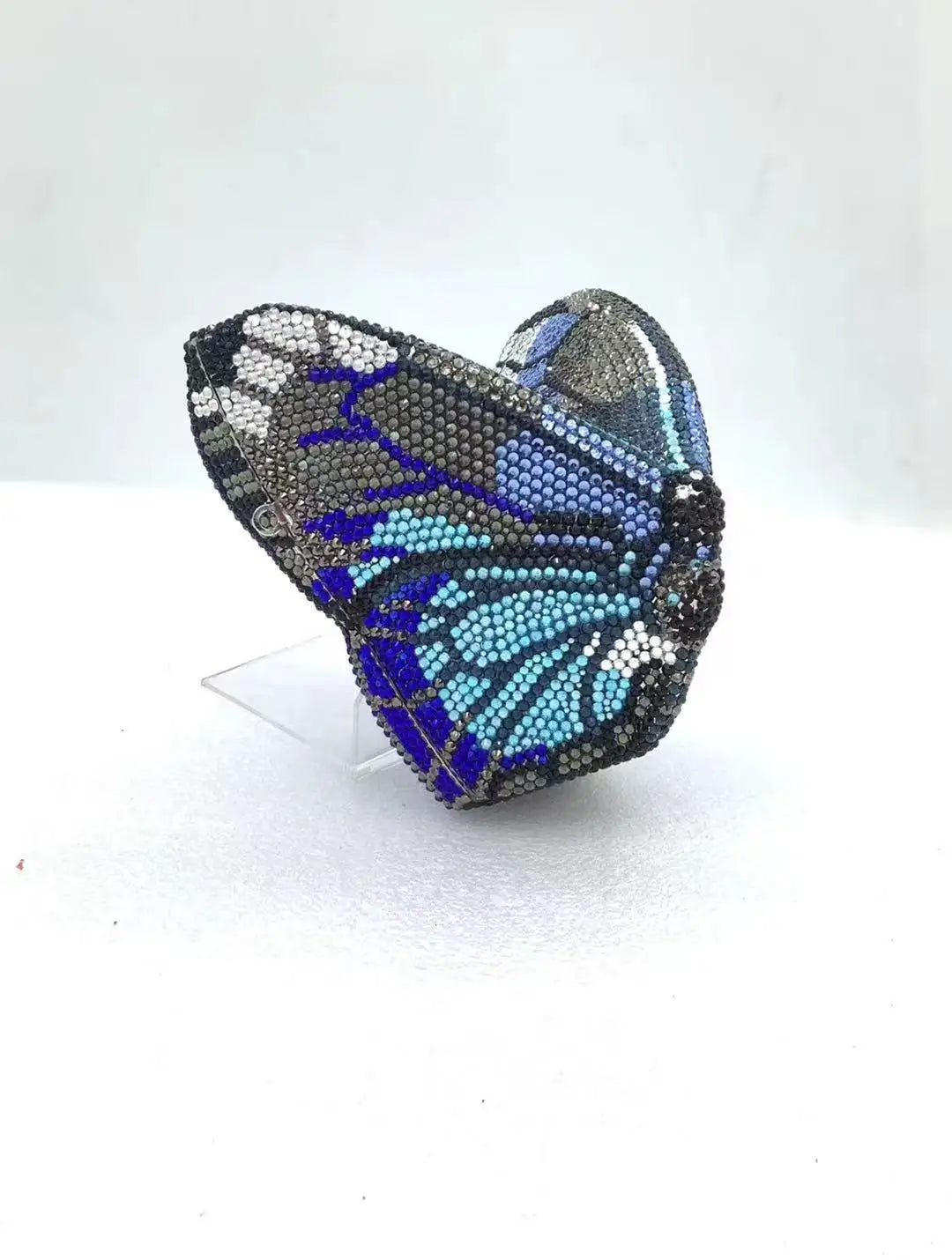 XIYUAN Butterfly Shaped Crystal Evening Clutch Bags Women Luxury Rhinestone Day Clutches Wedding Clutch Party Gems Purse Bags