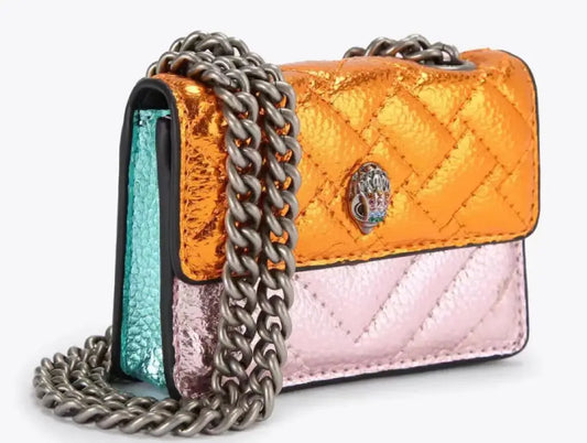 2024 Color Match Fashion Small Fragrance Foreign Style Plaid Classic Eagle Head Crossbody Hawk head bag