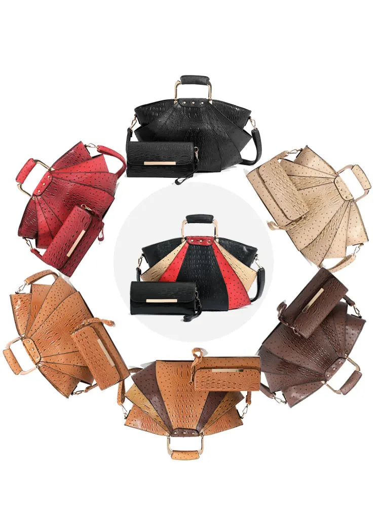 Bag Woman Large Capacity Leather Purse Fashion Designer Metal Top Handle Handbags Women Crossbody Large Tote Bags for Women