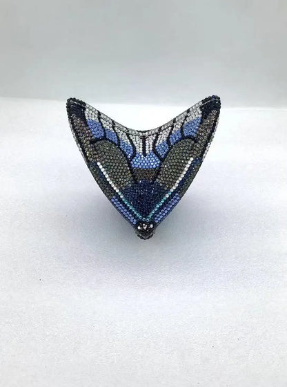 XIYUAN Butterfly Shaped Crystal Evening Clutch Bags Women Luxury Rhinestone Day Clutches Wedding Clutch Party Gems Purse Bags