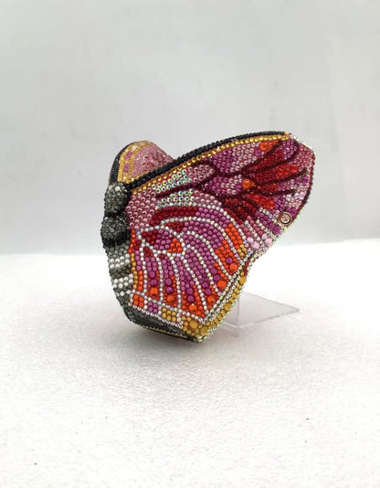 XIYUAN Butterfly Shaped Crystal Evening Clutch Bags Women Luxury Rhinestone Day Clutches Wedding Clutch Party Gems Purse Bags