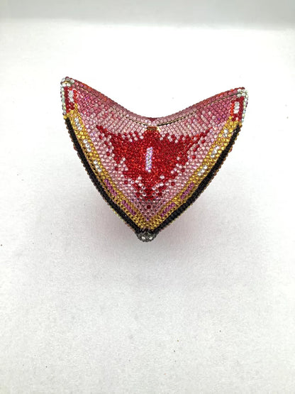 XIYUAN Butterfly Shaped Crystal Evening Clutch Bags Women Luxury Rhinestone Day Clutches Wedding Clutch Party Gems Purse Bags