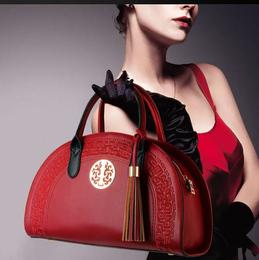 Embroidered Women's Handbag