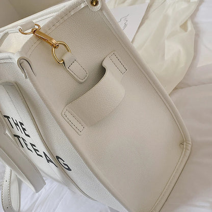 Luxury Designer Bag Tote Women Handbags Letter Shoulder Bags Brands Soft PU Shopper Purses Crossbody Bags for Women Clutch