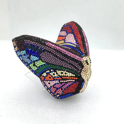 XIYUAN Butterfly Shaped Crystal Evening Clutch Bags Women Luxury Rhinestone Day Clutches Wedding Clutch Party Gems Purse Bags