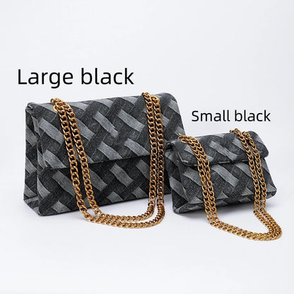 Crossbody bags Fashion Shoulder Bag for Women Denim Chain bag 2025 New Arrival Luxury Brand Designer Square Bag