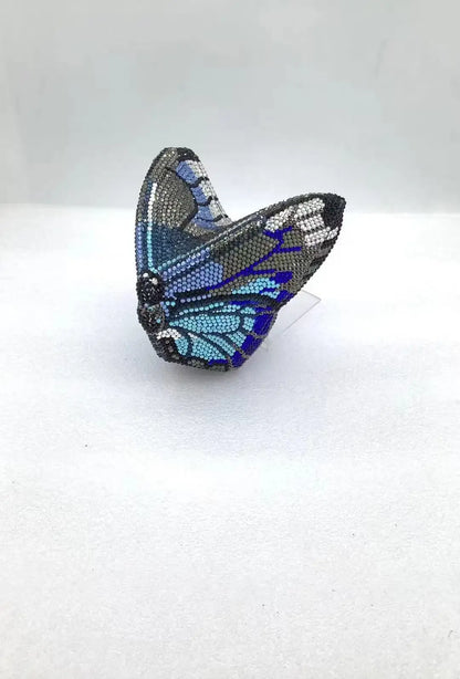 XIYUAN Butterfly Shaped Crystal Evening Clutch Bags Women Luxury Rhinestone Day Clutches Wedding Clutch Party Gems Purse Bags