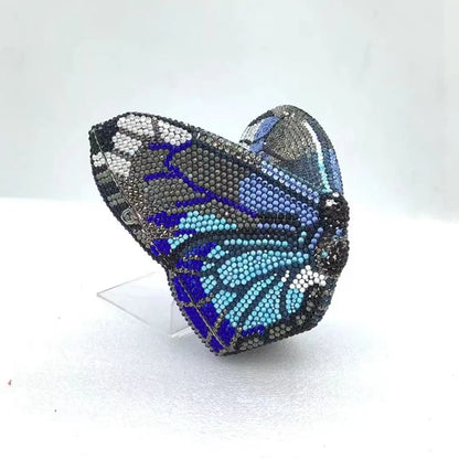 XIYUAN Butterfly Shaped Crystal Evening Clutch Bags Women Luxury Rhinestone Day Clutches Wedding Clutch Party Gems Purse Bags