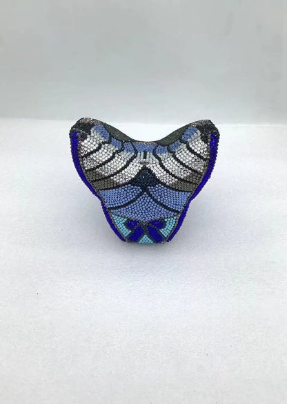 XIYUAN Butterfly Shaped Crystal Evening Clutch Bags Women Luxury Rhinestone Day Clutches Wedding Clutch Party Gems Purse Bags