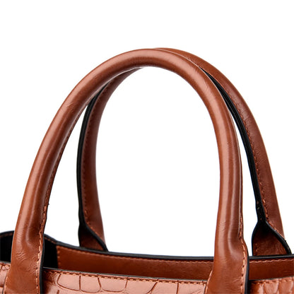 3-layer Women Single Shoulder Bag 2024 Soft Leather Designer Handbag Brand Tote Bag Large Capacity Casual Women Handbags A Main