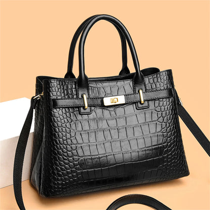 3-layer Women Single Shoulder Bag 2024 Soft Leather Designer Handbag Brand Tote Bag Large Capacity Casual Women Handbags A Main