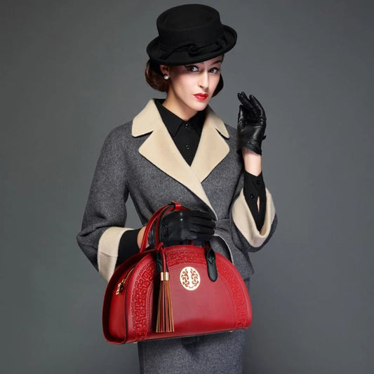 Embroidered Women's Handbag