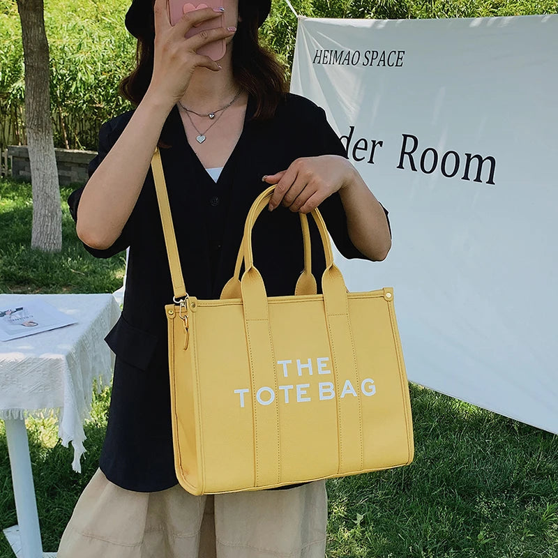 Luxury Designer Bag Tote Women Handbags Letter Shoulder Bags Brands Soft PU Shopper Purses Crossbody Bags for Women Clutch