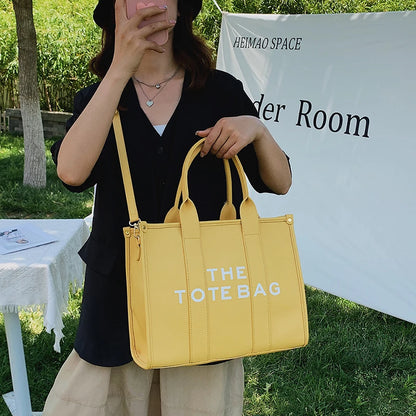 Luxury Designer Bag Tote Women Handbags Letter Shoulder Bags Brands Soft PU Shopper Purses Crossbody Bags for Women Clutch