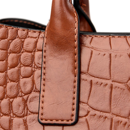 3-layer Women Single Shoulder Bag 2024 Soft Leather Designer Handbag Brand Tote Bag Large Capacity Casual Women Handbags A Main