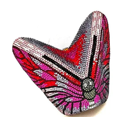 XIYUAN Butterfly Shaped Crystal Evening Clutch Bags Women Luxury Rhinestone Day Clutches Wedding Clutch Party Gems Purse Bags