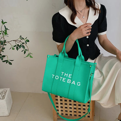 Luxury Designer Bag Tote Women Handbags Letter Shoulder Bags Brands Soft PU Shopper Purses Crossbody Bags for Women Clutch