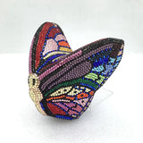 XIYUAN Butterfly Shaped Crystal Evening Clutch Bags Women Luxury Rhinestone Day Clutches Wedding Clutch Party Gems Purse Bags