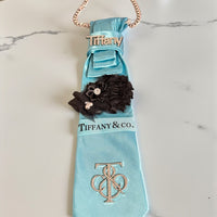 Blue Luxe Signature Tie – Handcrafted Satin Couture Accessory | Legacy Dealz