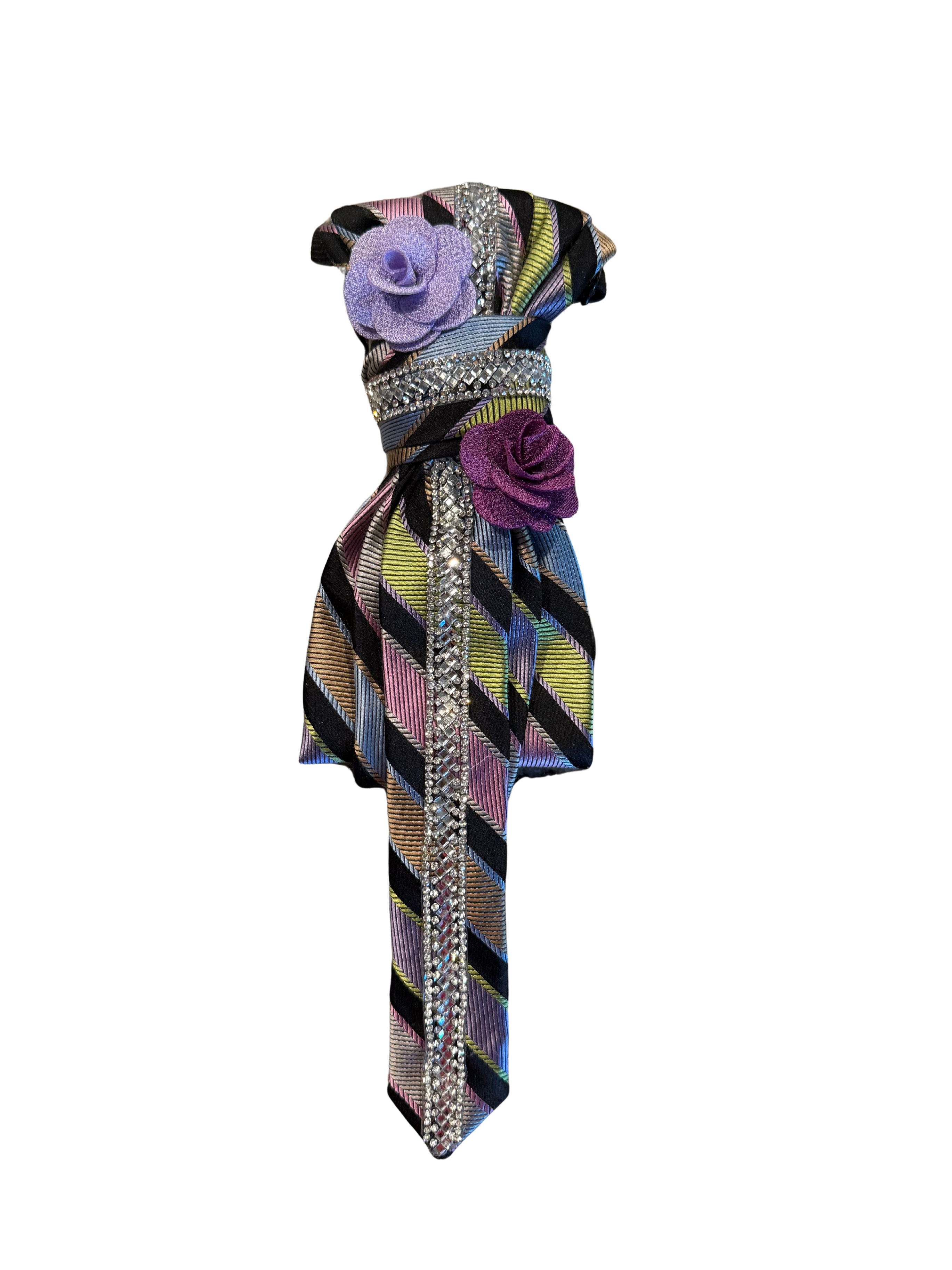 Violette Enchanté Couture Tie – Handcrafted Luxury Accessory | Legacy Dealz