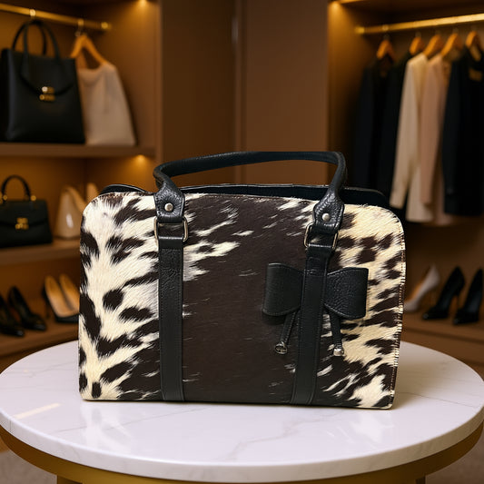 Wyatt Cowhide Bow Bag – Limited Western Couture Edition