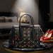 Studded Black Luxe Handbag