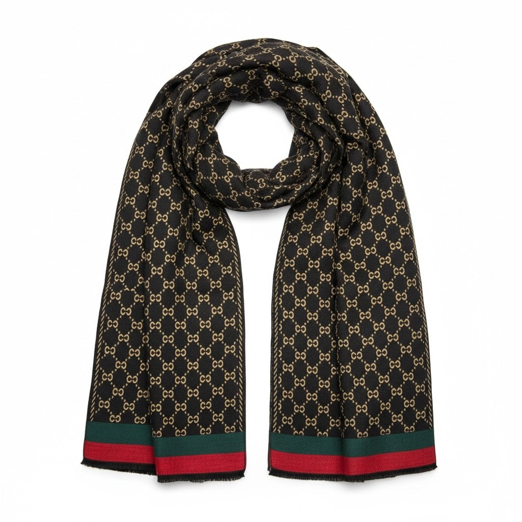 Legacy Luxe Royal Noir Accent Shawl