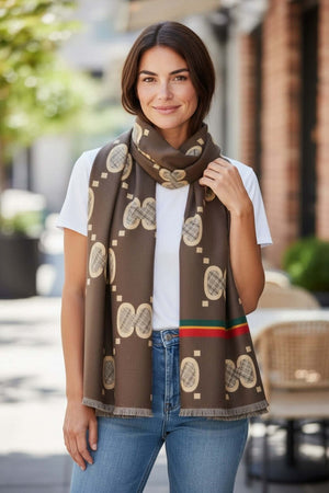 Mocha Heritage Scarf